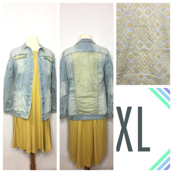 LuLaRoe Jackets & Blazers - NWT LuLaRoe Jean Jacket Extra Large Jaxon XL